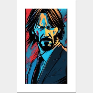 John Wick Comic book style_005 Posters and Art